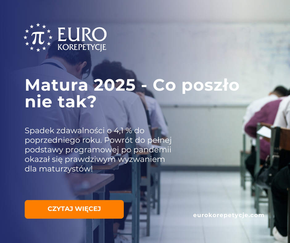 Matura 2025 - spadek zdawalności