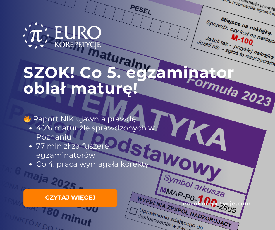 błędy egzaminatorów matura 2024